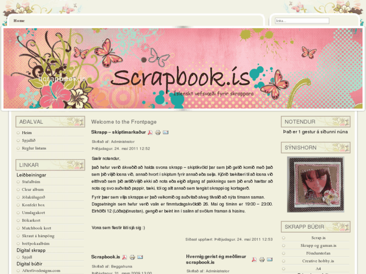 www.scrapbook.is