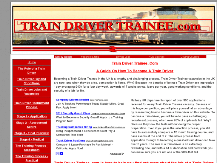 www.traindrivertrainee.com