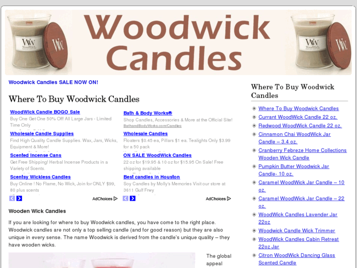 www.wheretobuywoodwickcandles.com