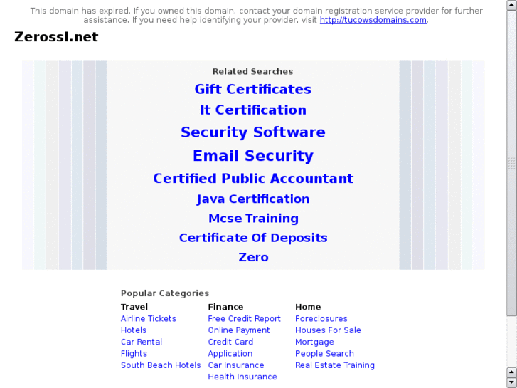 www.zerossl.net