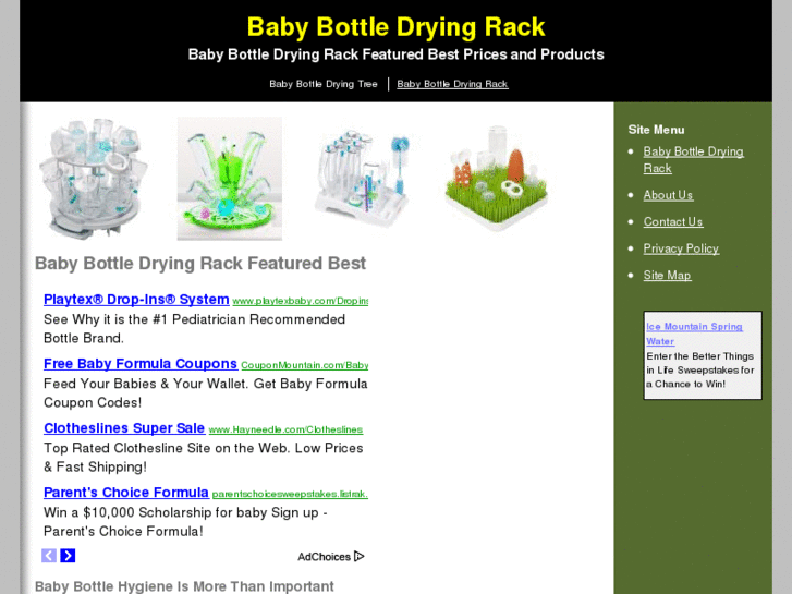 www.babybottledryingracks.com