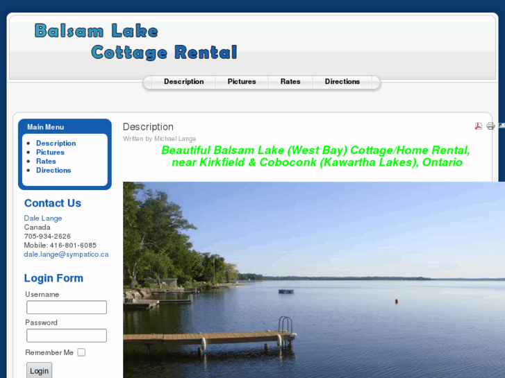 www.balsamlakecottagerental.com