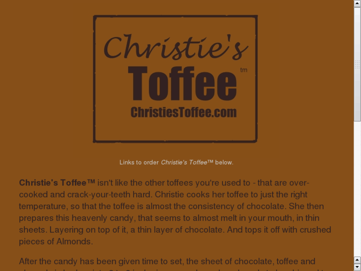 www.christiestoffee.com