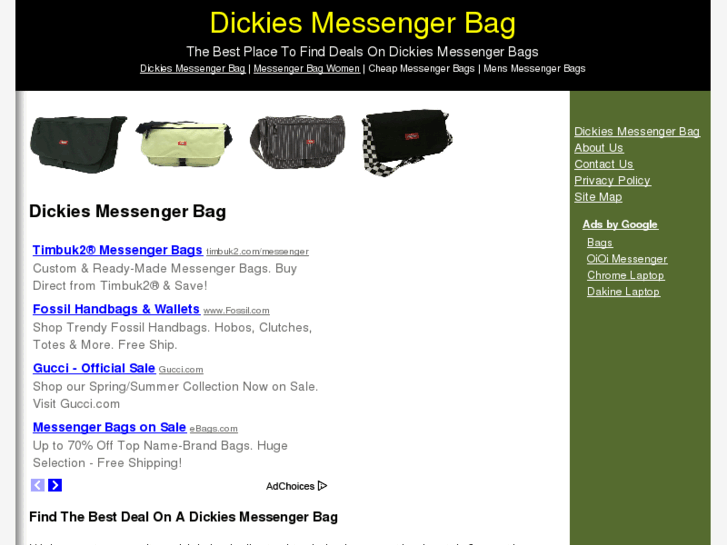 www.dickiesmessengerbag.org