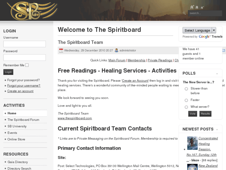 www.thespiritboard.com