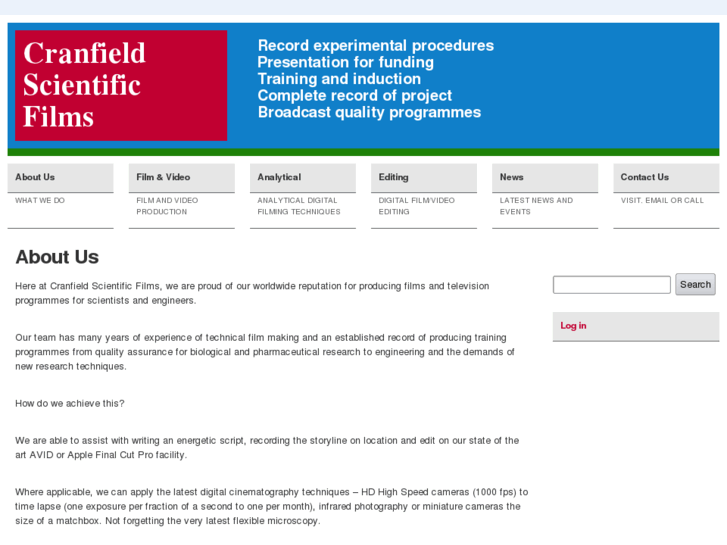 www.cranfield-scientific-films.com