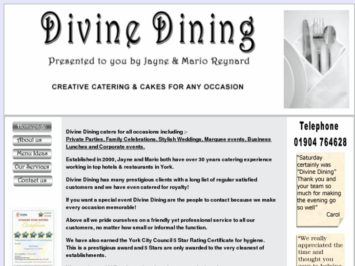 www.divinedining.info