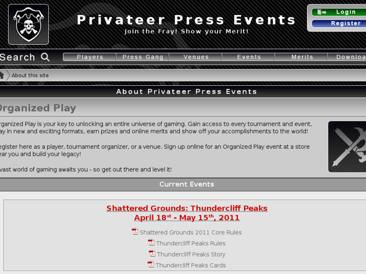 www.privateerevents.com