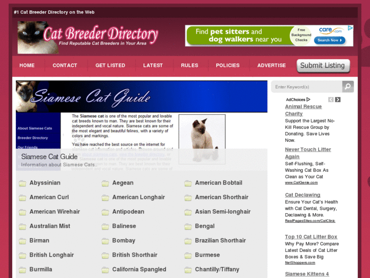 www.catbreedersdirectory.net