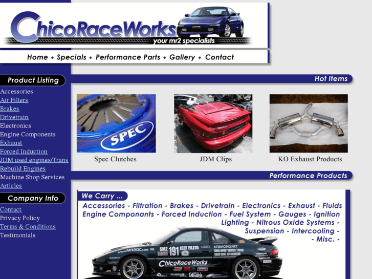 www.chicoraceworks.com