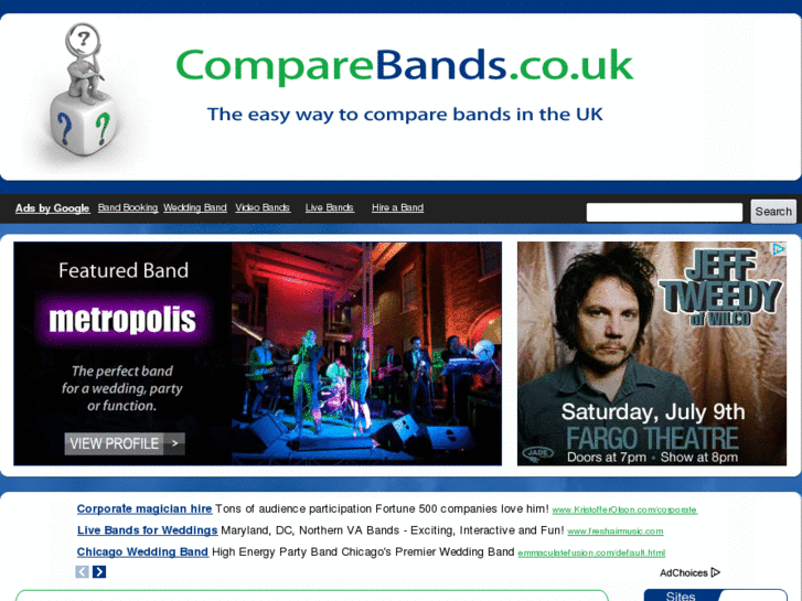 www.comparebands.co.uk