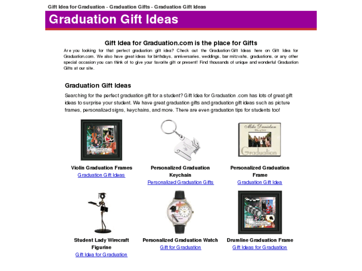 www.giftideaforgraduation.com