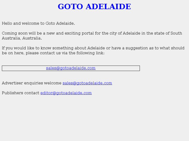 www.gotoadelaide.com