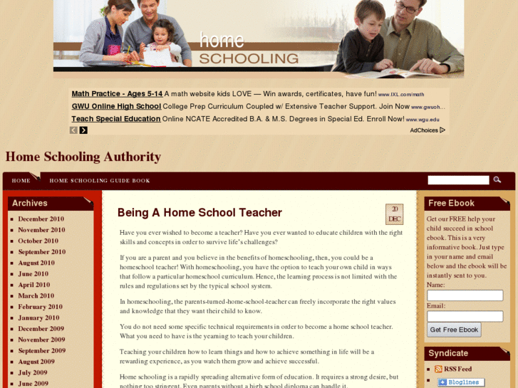 www.homeschoolingauthority.com