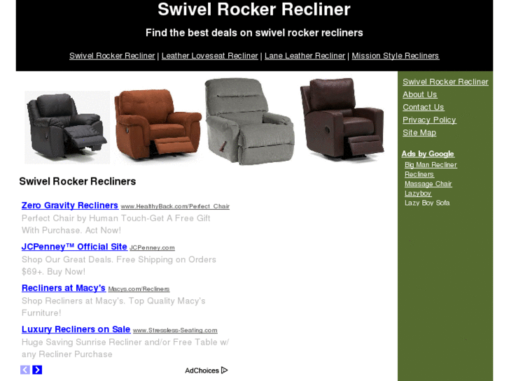 www.swivelrockerreclinerchoice.com