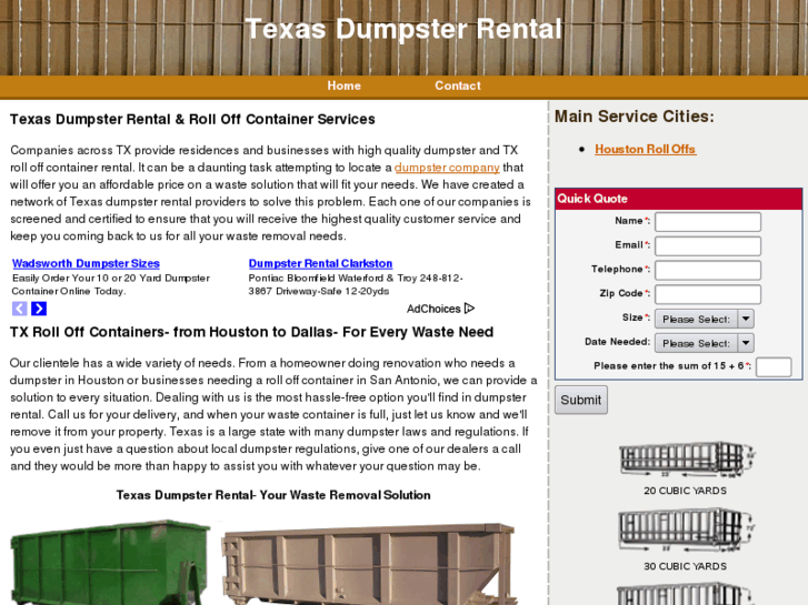 www.texasdumpsterrental.com