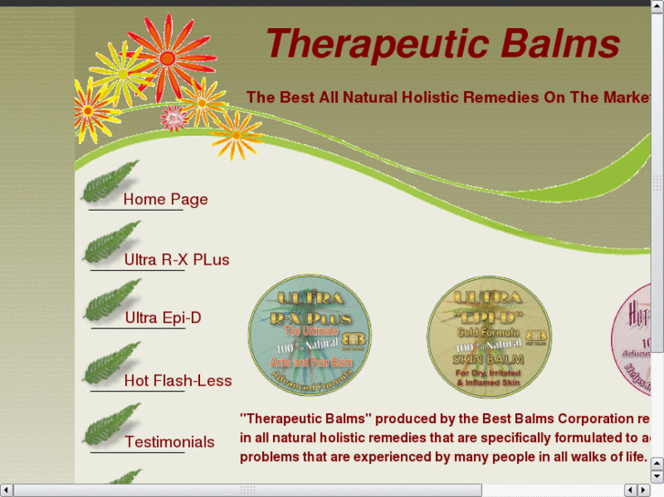 www.therapeuticbalms.com