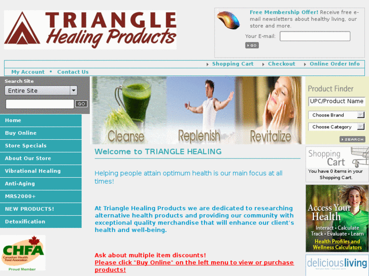 www.trianglehealingproducts.com