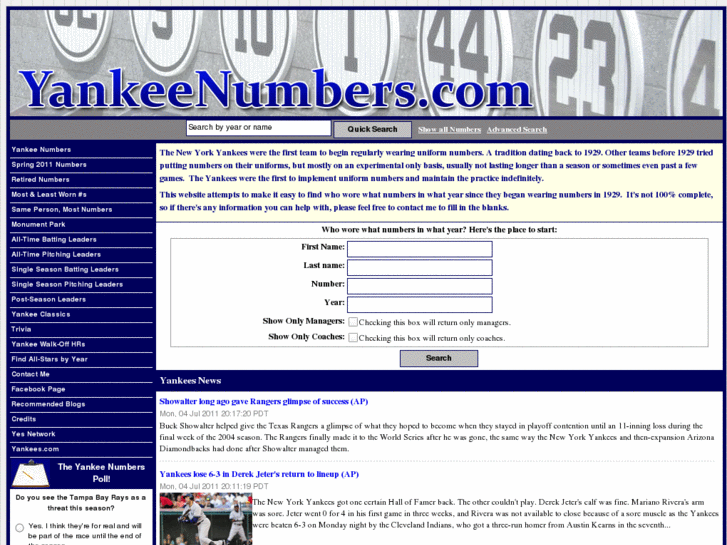 www.yankeenumbers.com