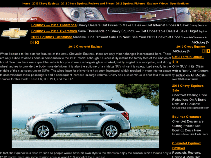 www.2012chevroletequinox.net