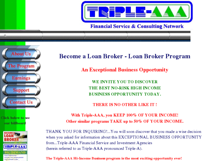 www.becomealoanbroker.net