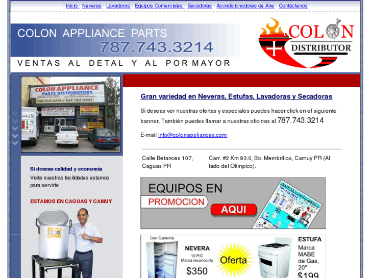 www.colonappliances.com