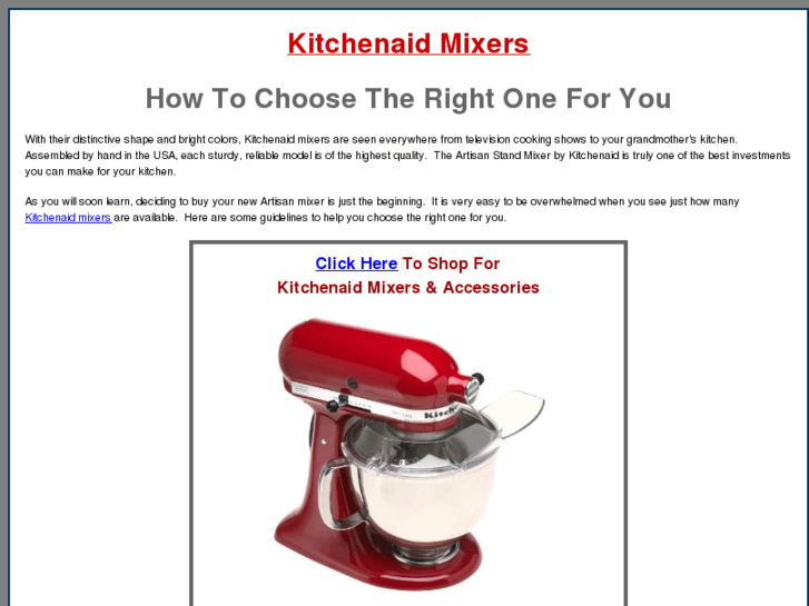 www.kitchenaid-mixers.com