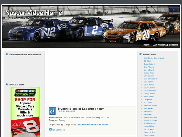 www.nascarvideohome.com