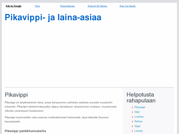 www.pikavippi-lainaa.com