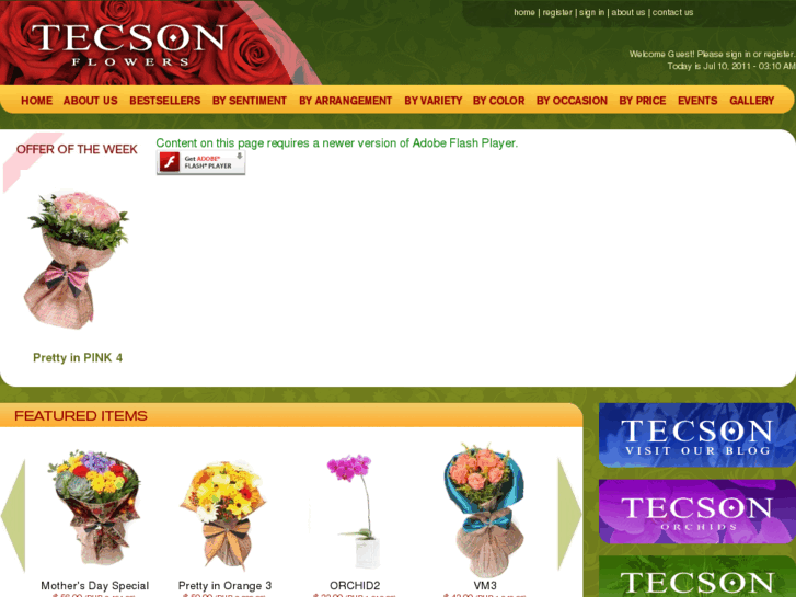 www.tecsonflowers.com