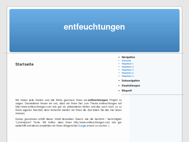 www.entfeuchtungen.com