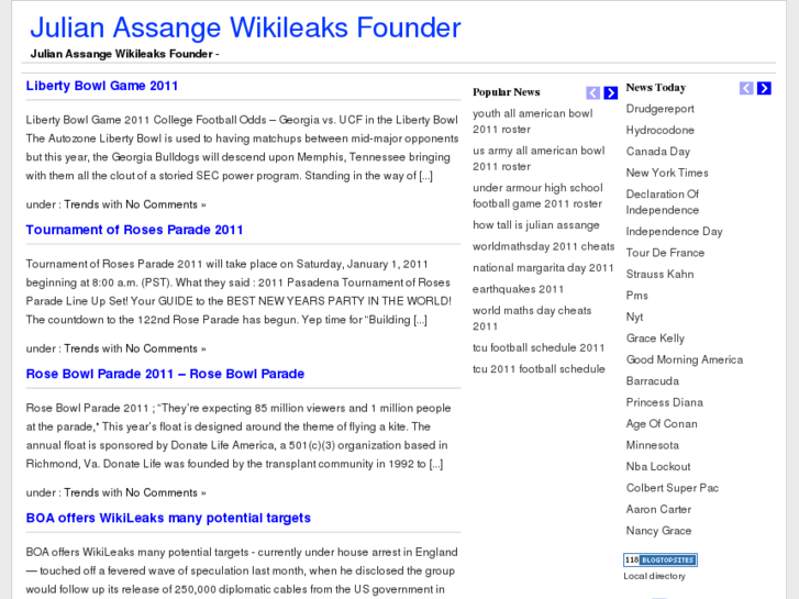 www.julianassangewikileaks.com