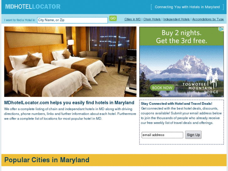 www.mdhotellocator.com