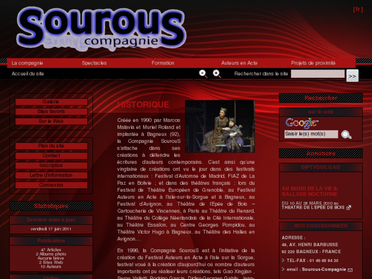 www.sourous-compagnie.com