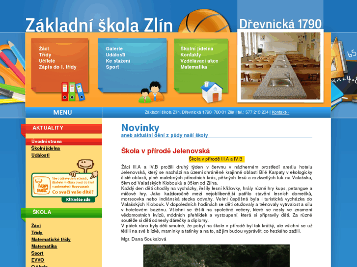 www.zsdrevnicka.cz