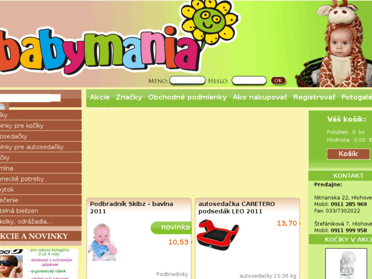 www.babymania.sk