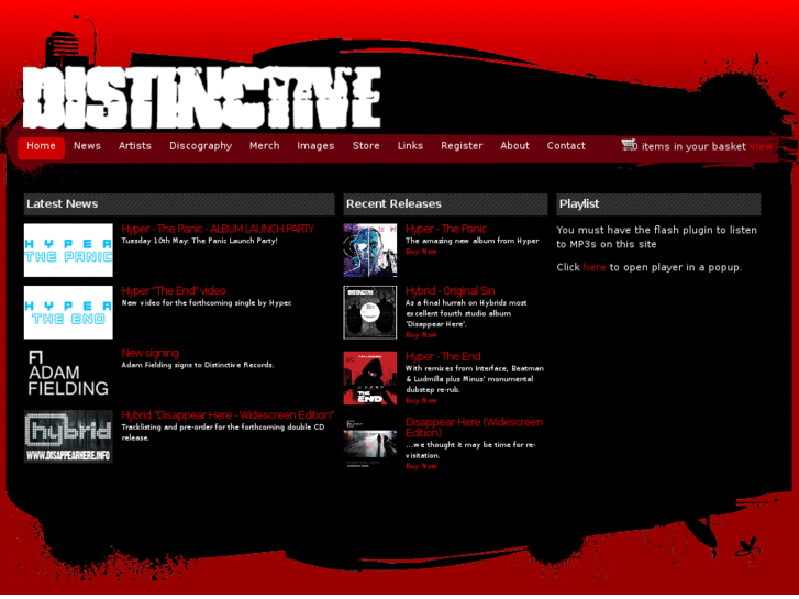 www.distinctiverecords.com