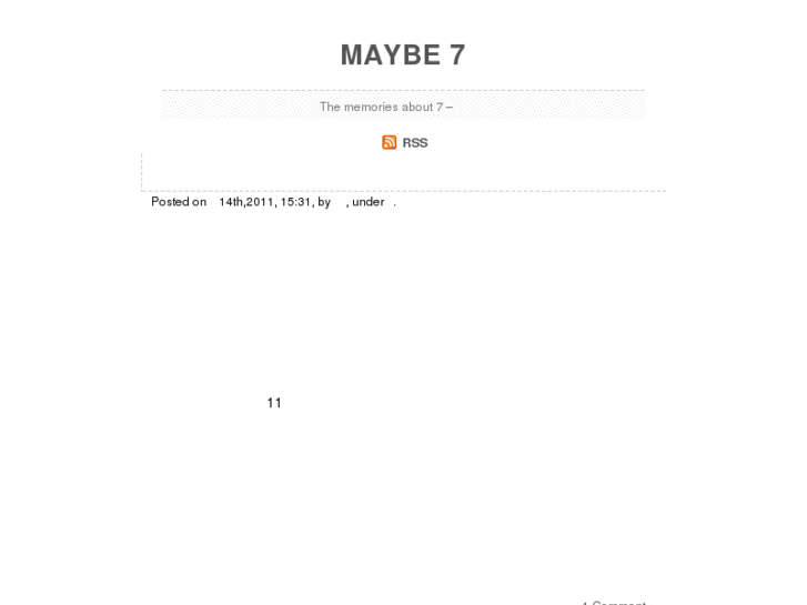 www.maybe7.org