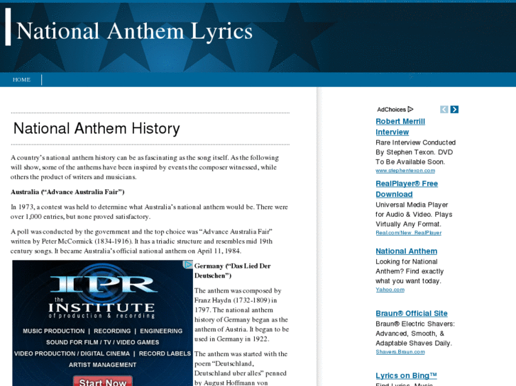 www.nationalanthemlyrics.org