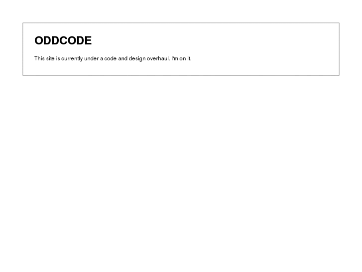 www.oddcode.net