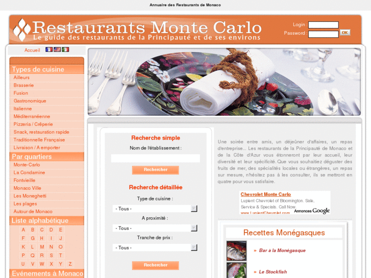 www.restaurants-montecarlo.com