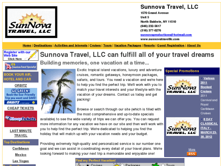 www.sunnovatravelllc.com