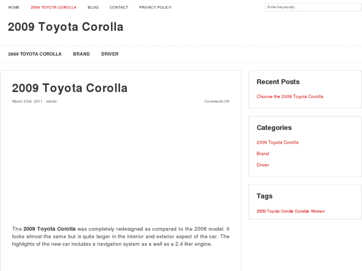 www.2009toyotacorolla.com