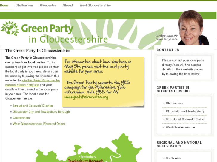 www.glosgreenparty.org.uk