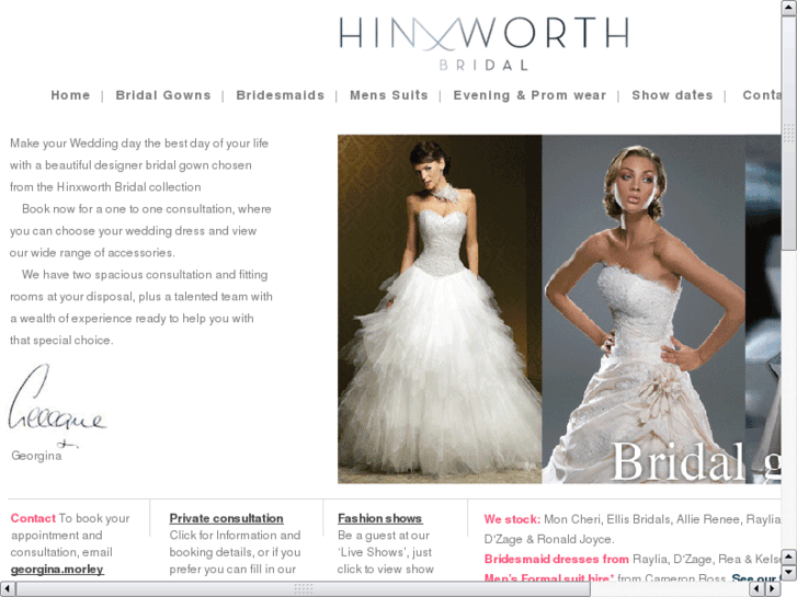 www.hinxworthbridal.com