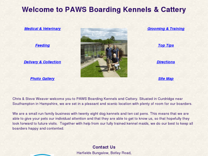 www.pawskennels.com