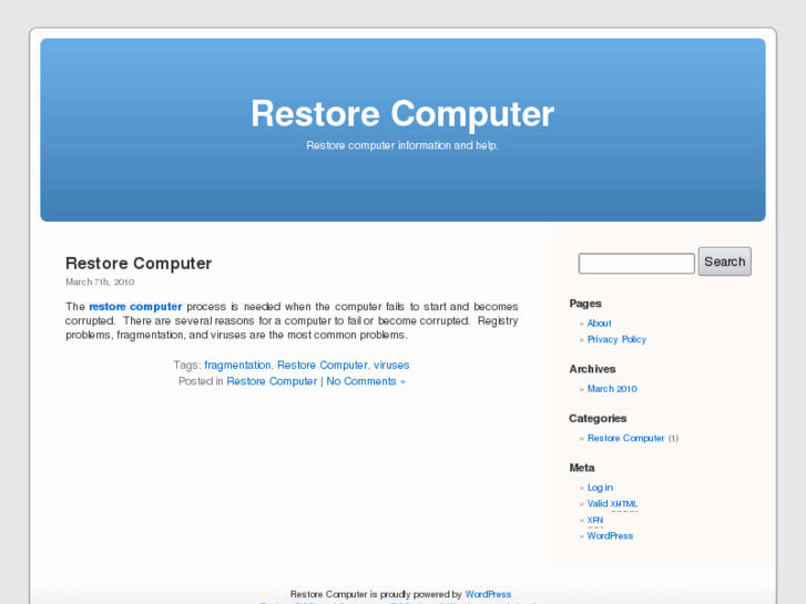 www.restorecomputer.net