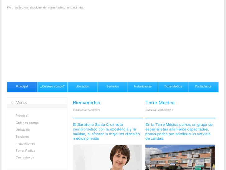 www.sanatoriosantacruz.com.mx