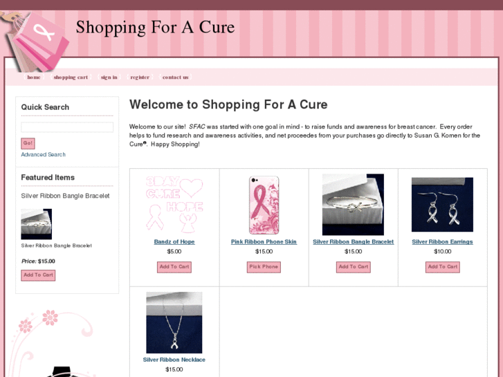 www.shoppingforacure.com