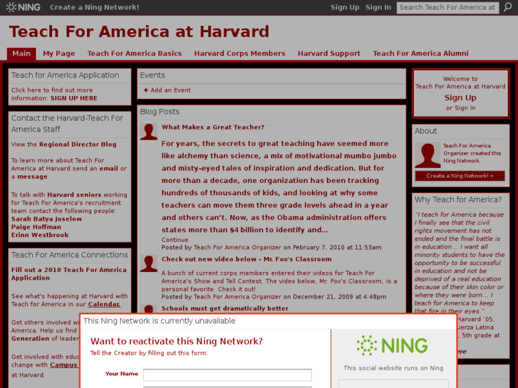 www.teachforamerica-harvard.org